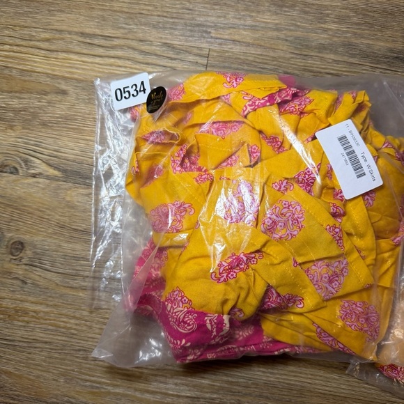 NWT Coolchange Vibrant Pink Orange Boho Tired Ruffle Paisley Skirt XS - Picture 8 of 8